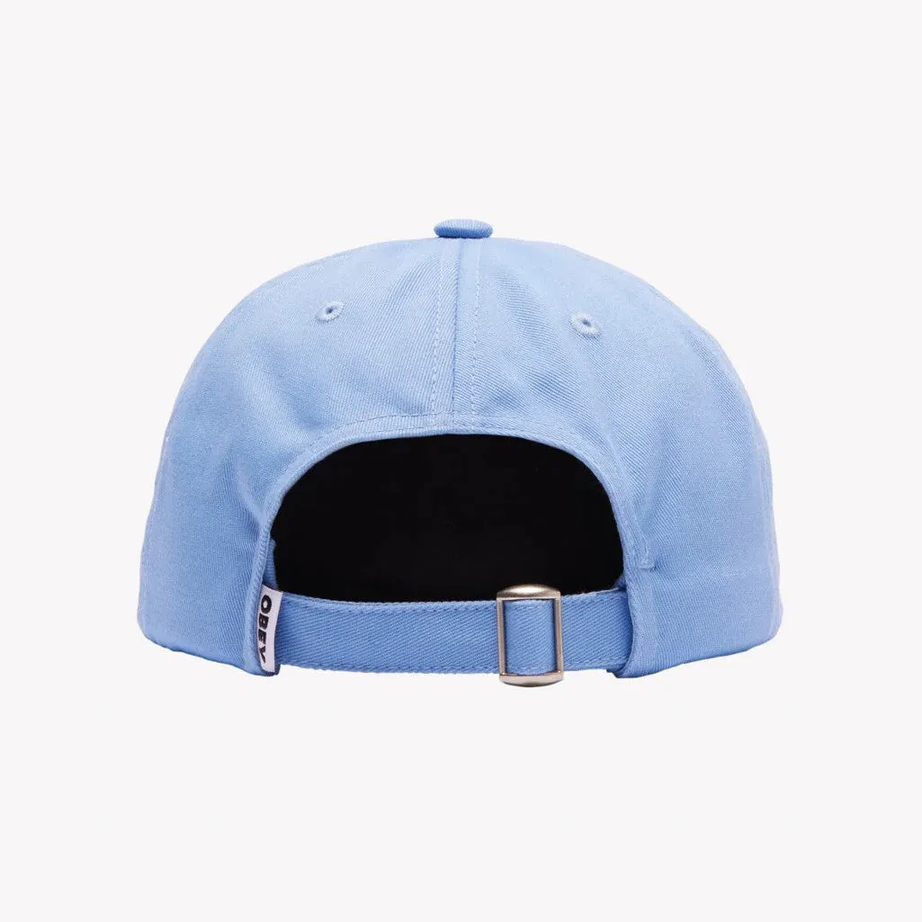 OBEY Bold Twill 6 Panel Cap - Blue