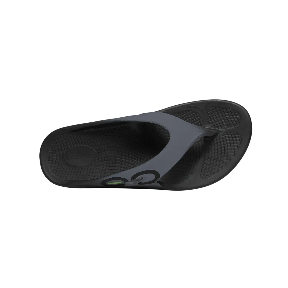 Oofos Recovery Sandals Black Graphite Unisex, Sporty Design