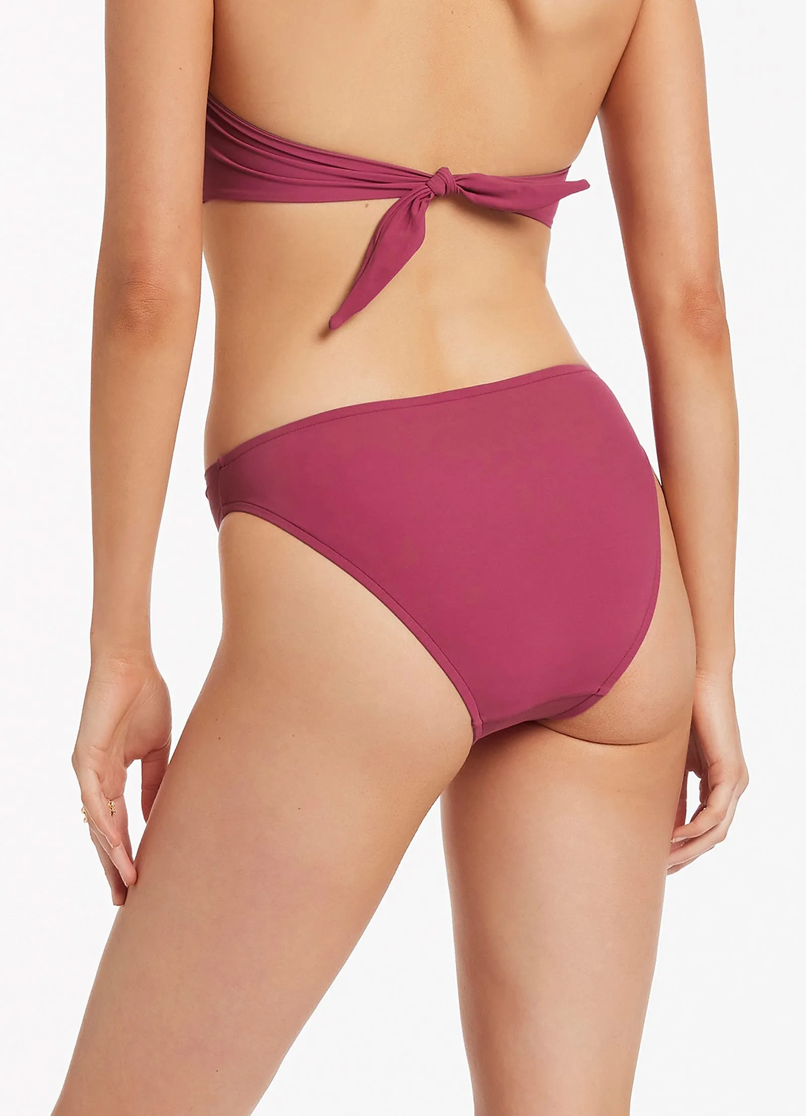 Orchid Jetset Twist Front Bikini Bottom