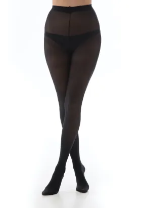 Pamela Mann 50 Denier Black Tights Made from Recycled Yarn.