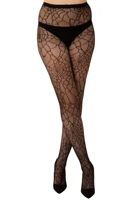 Pamela Mann Cobweb Fishnet Black Tights - Shop Now!