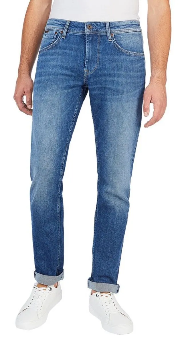 Cash 5-Pocket Regular Fit Denim Jeans HM2 Blue by Pepe Jeans