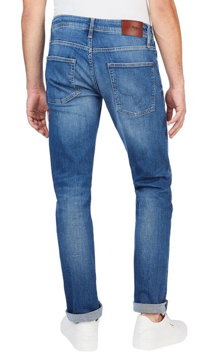 Cash 5-Pocket Regular Fit Denim Jeans HM2 Blue by Pepe Jeans