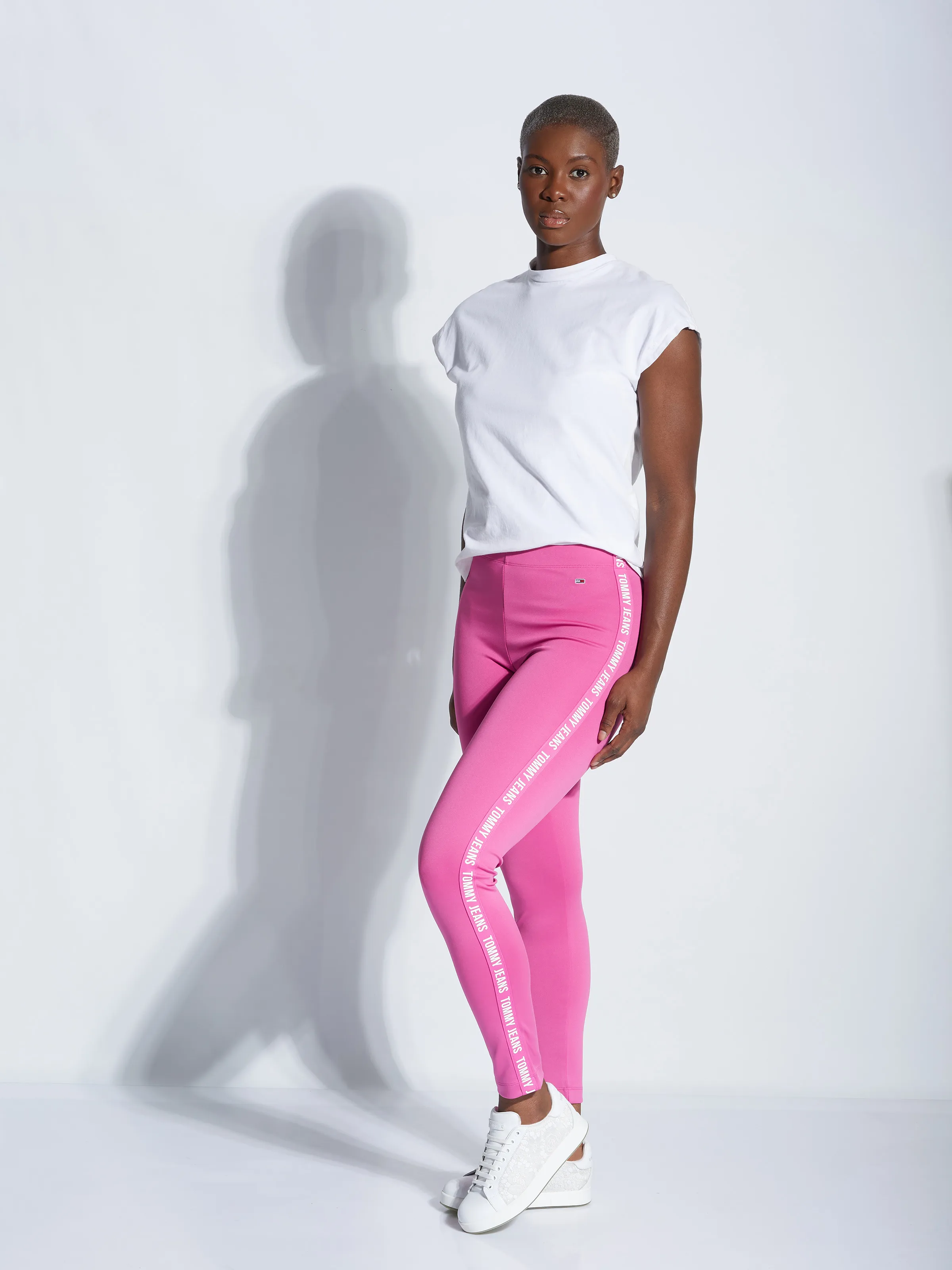 pink Tommy Hilfiger jeans leggings