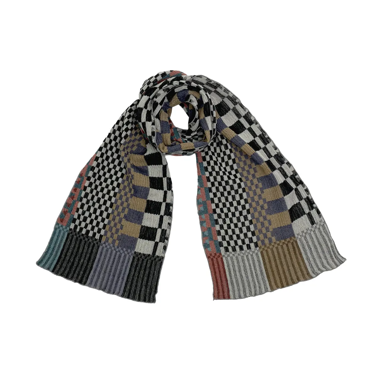 Plaid Pattern Scarf