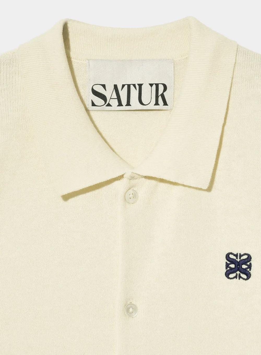 Plain Cotton Logo Cardigans - Street Style - SATUR