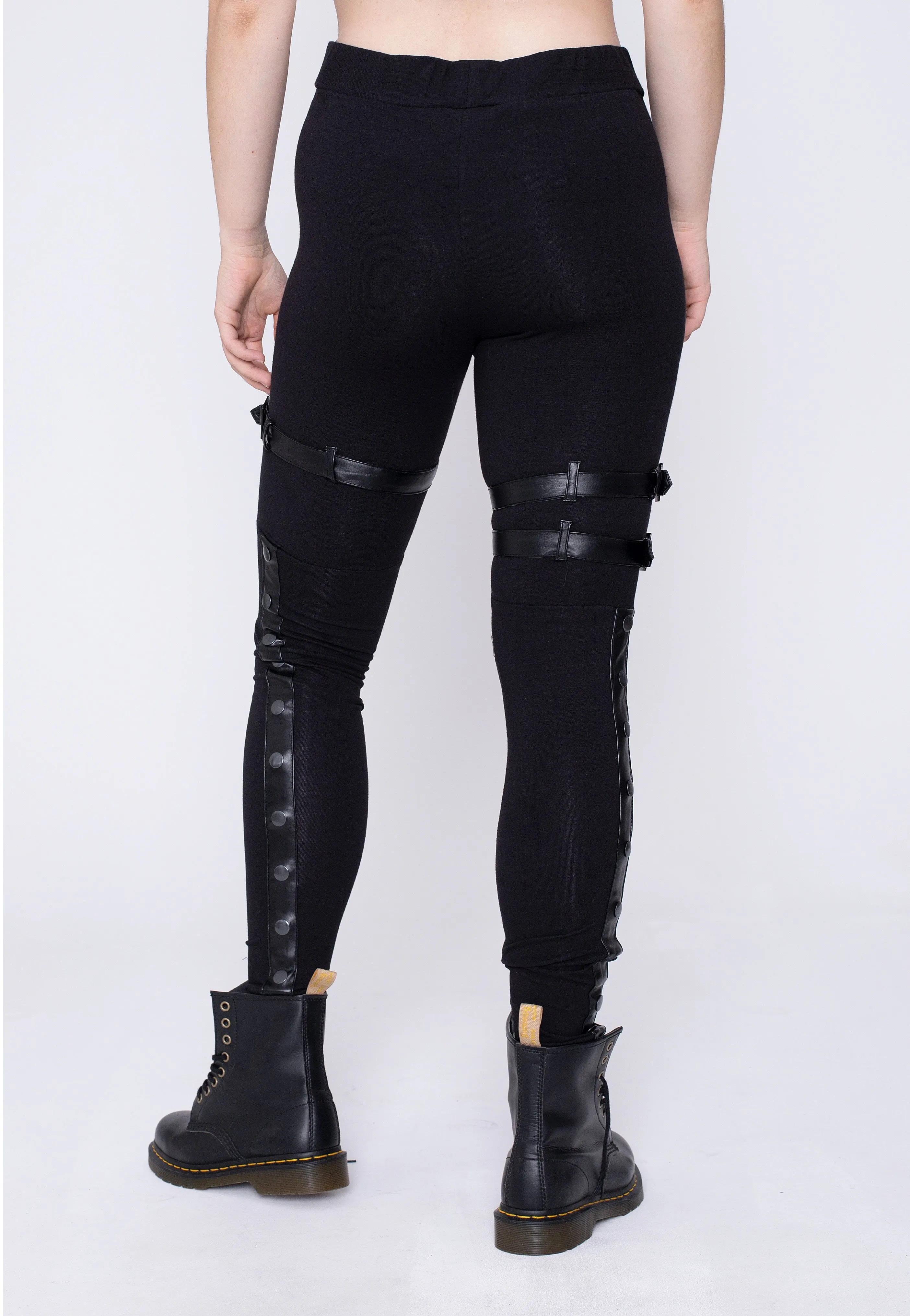 Poizen Industries Grim Black Leggings