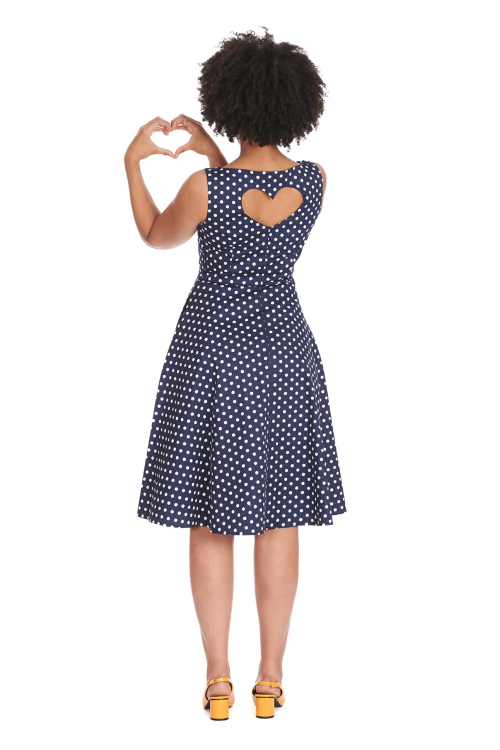 Polka Dot Swing Dress