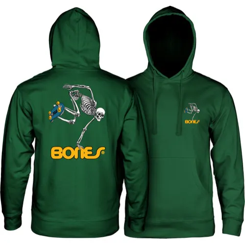 Powell Peralta Skeleton Hoody Pullover - Alpine Green