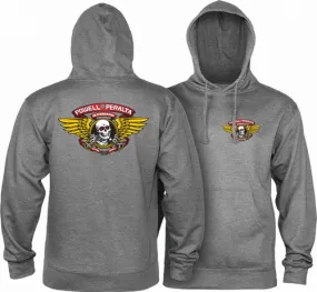 Powell Peralta Winged Ripper Hoody Gunmetal Heather Men's