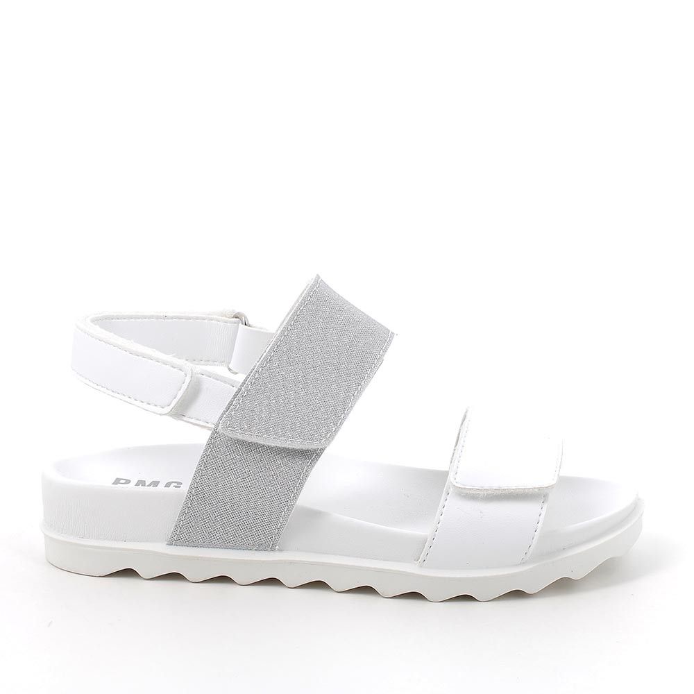 Primigi White-Silver Girl's Sandals Sizes 36-39