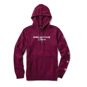 Primitive Hoodie Flight Burgundy