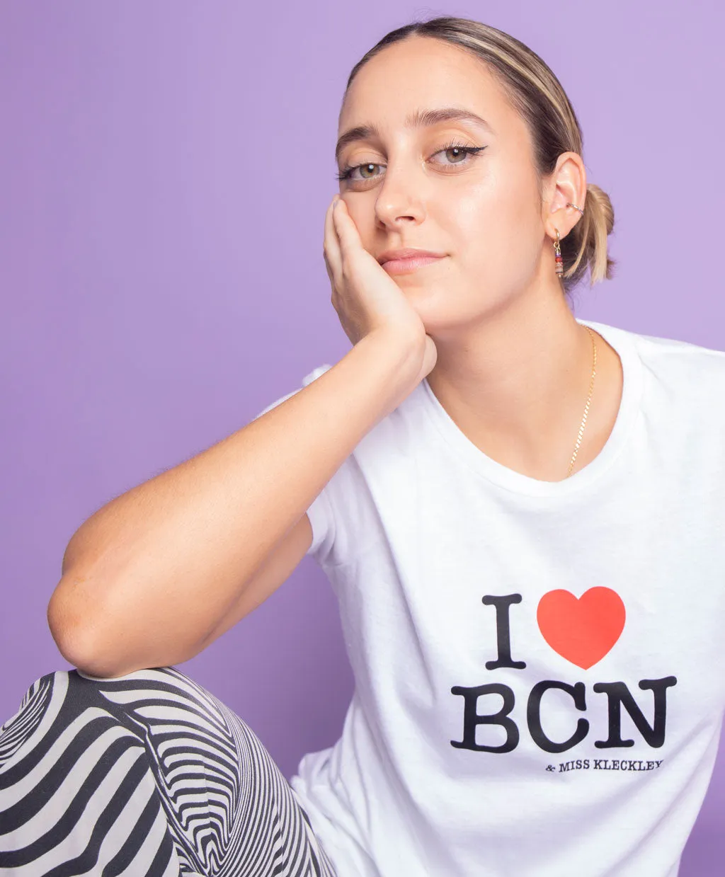 TSHIRT with I LOVE BCN Design