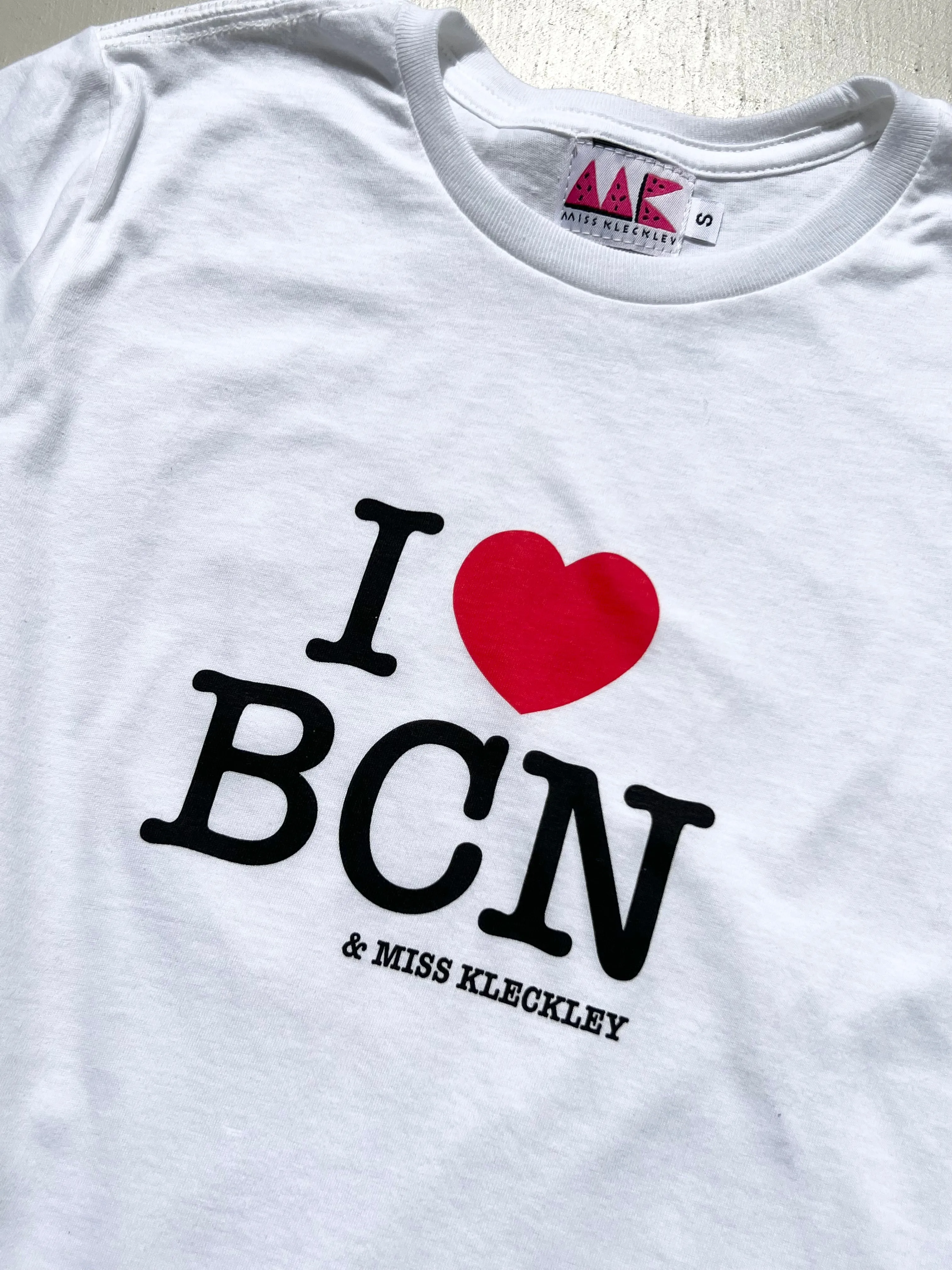 TSHIRT with I LOVE BCN Design