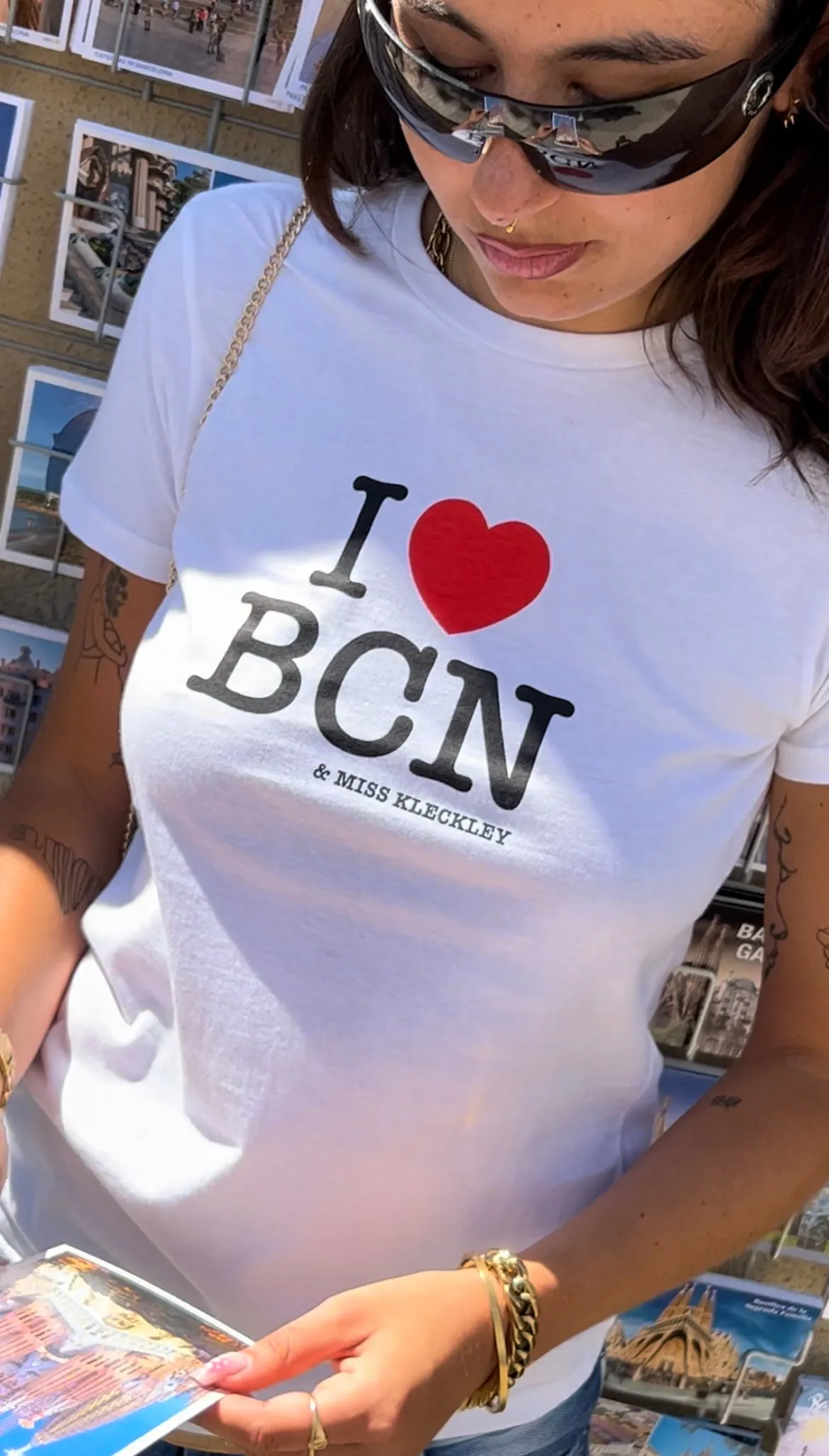 TSHIRT with I LOVE BCN Design