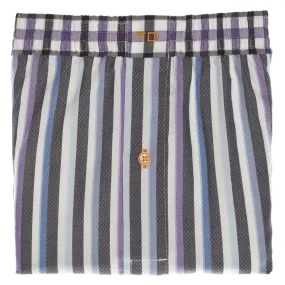 Purple Striped Men's Boxer Briefs ??