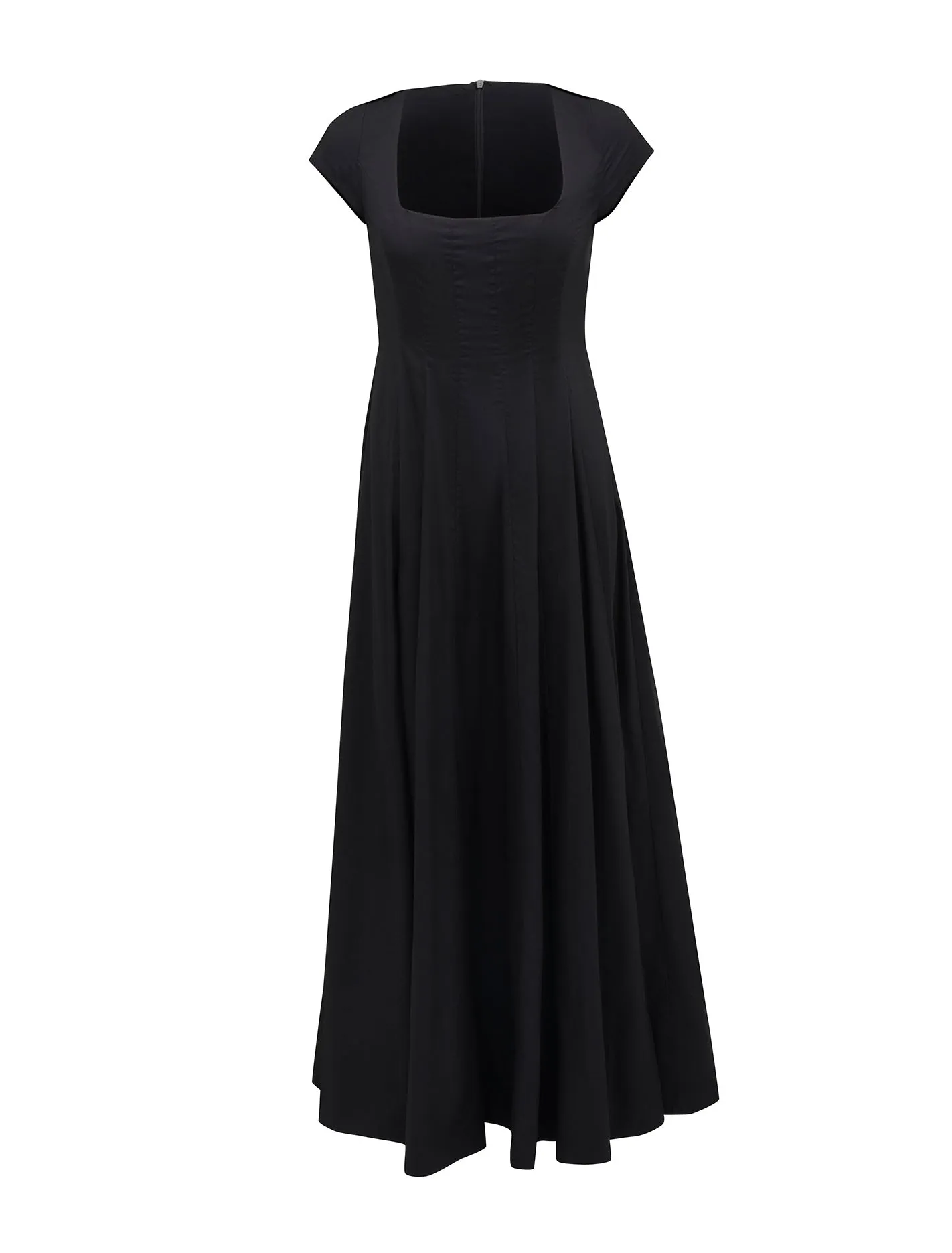 Raleigh Cap Sleeve Mid-Length Dress