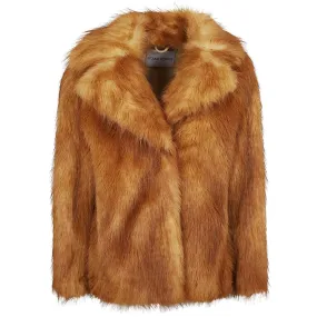 Red Fox Faux Fur Janice Jacket - 70 cm