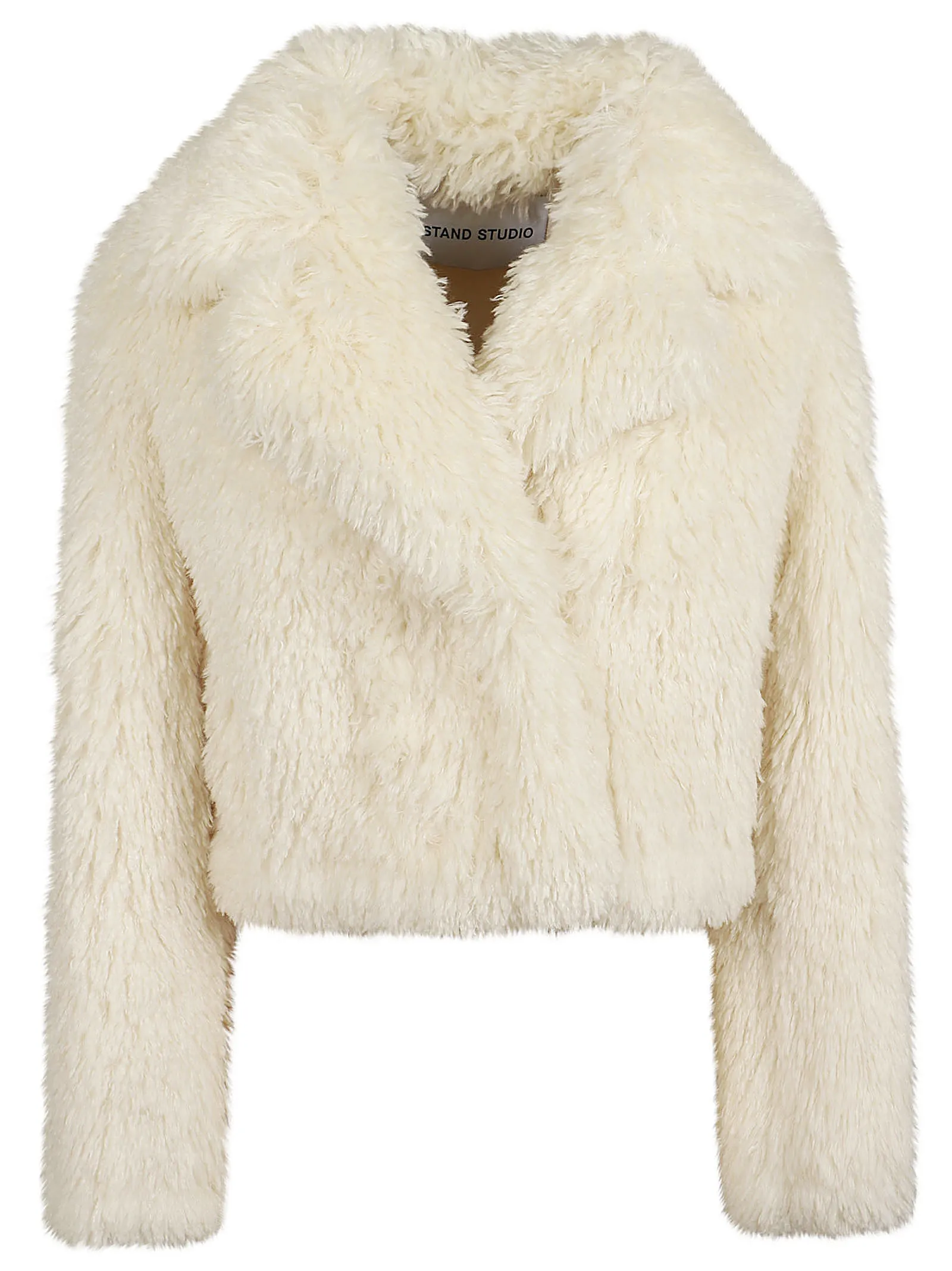 Samara Long Faux Fur Jacket with 51 cm Curls