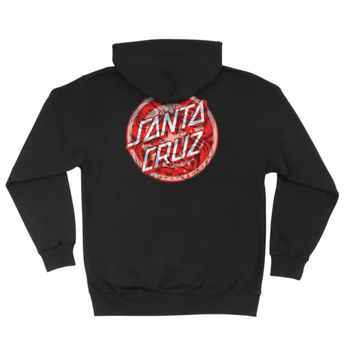 Santa Cruz Roskopp Black Zip Hoodie Decoder