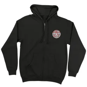 Santa Cruz Roskopp Black Zip Hoodie Decoder