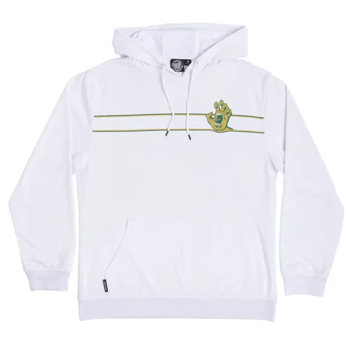 Santa Cruz Screaming Hand White Mesh Pullover Hoodie