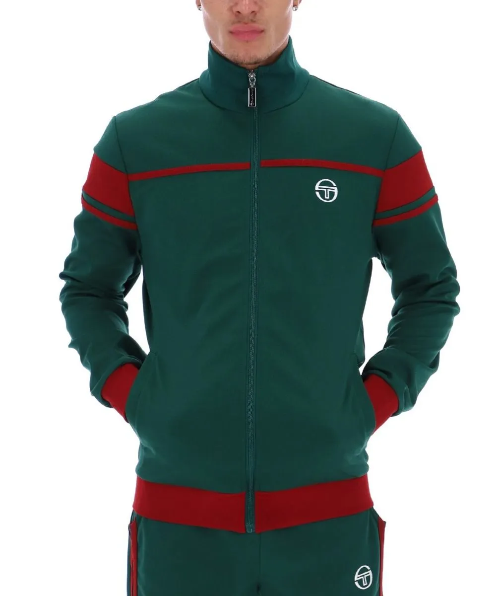 Sergio Tacchini Damarindo Track Jacket in Rainforest Sundried