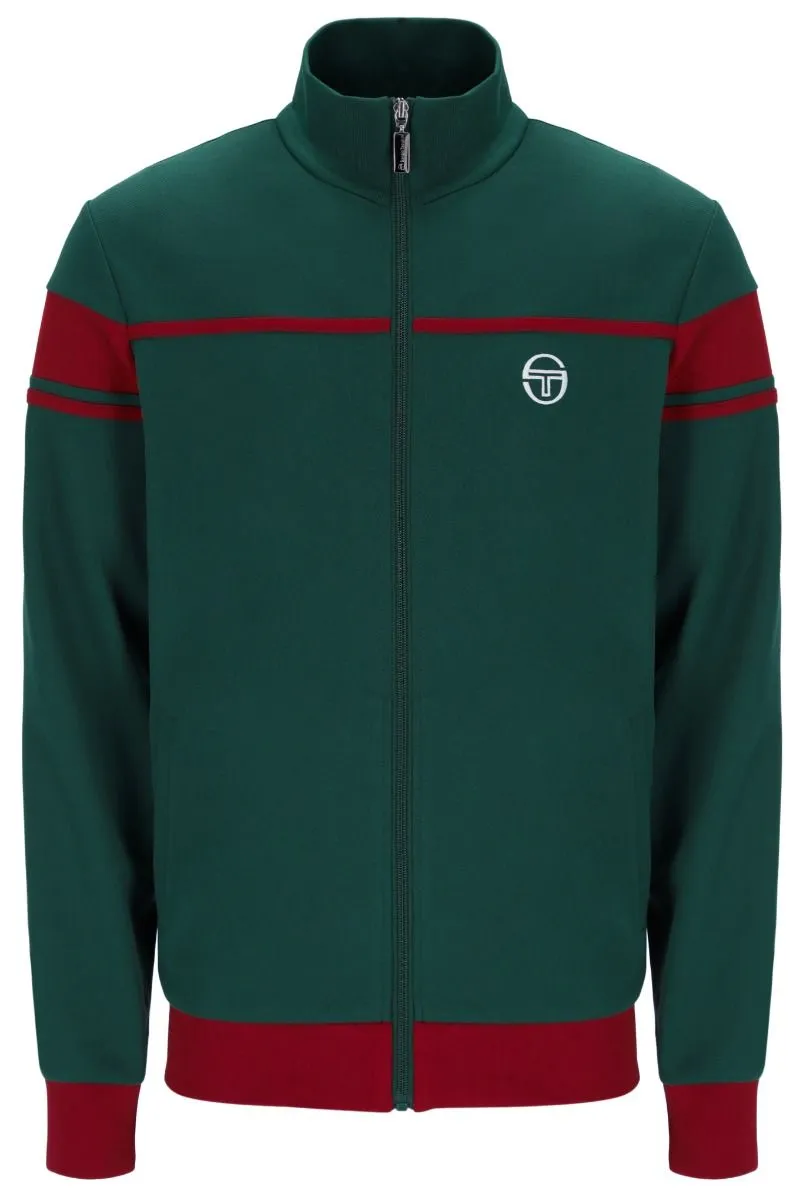 Sergio Tacchini Damarindo Track Jacket in Rainforest Sundried