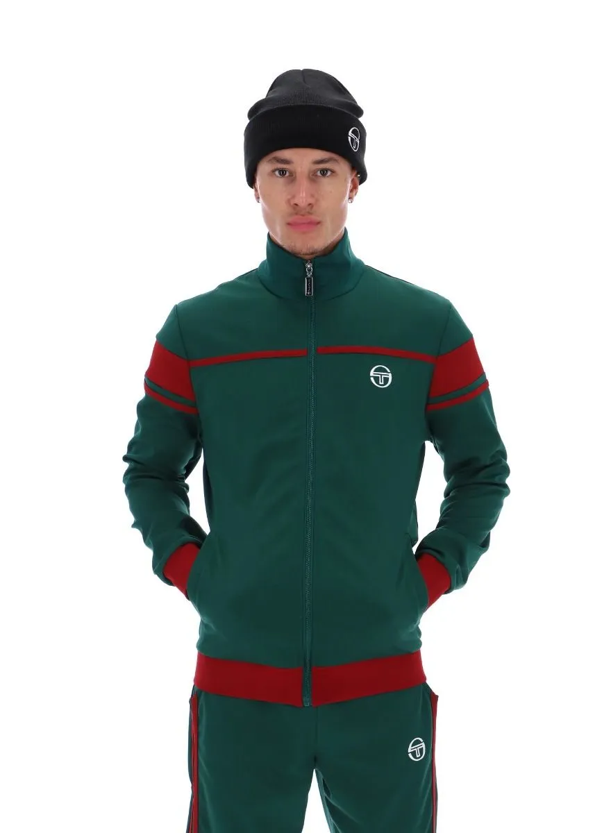 Sergio Tacchini Damarindo Track Jacket in Rainforest Sundried