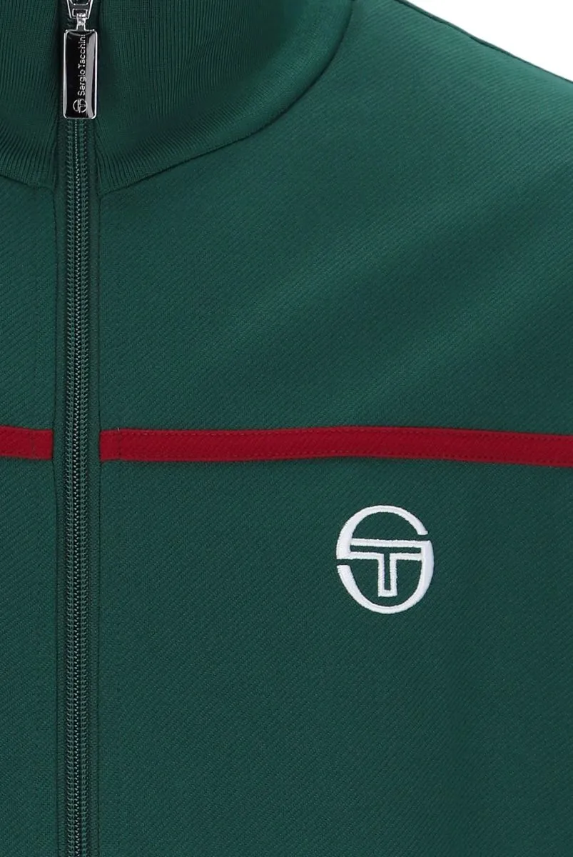 Sergio Tacchini Damarindo Track Jacket in Rainforest Sundried