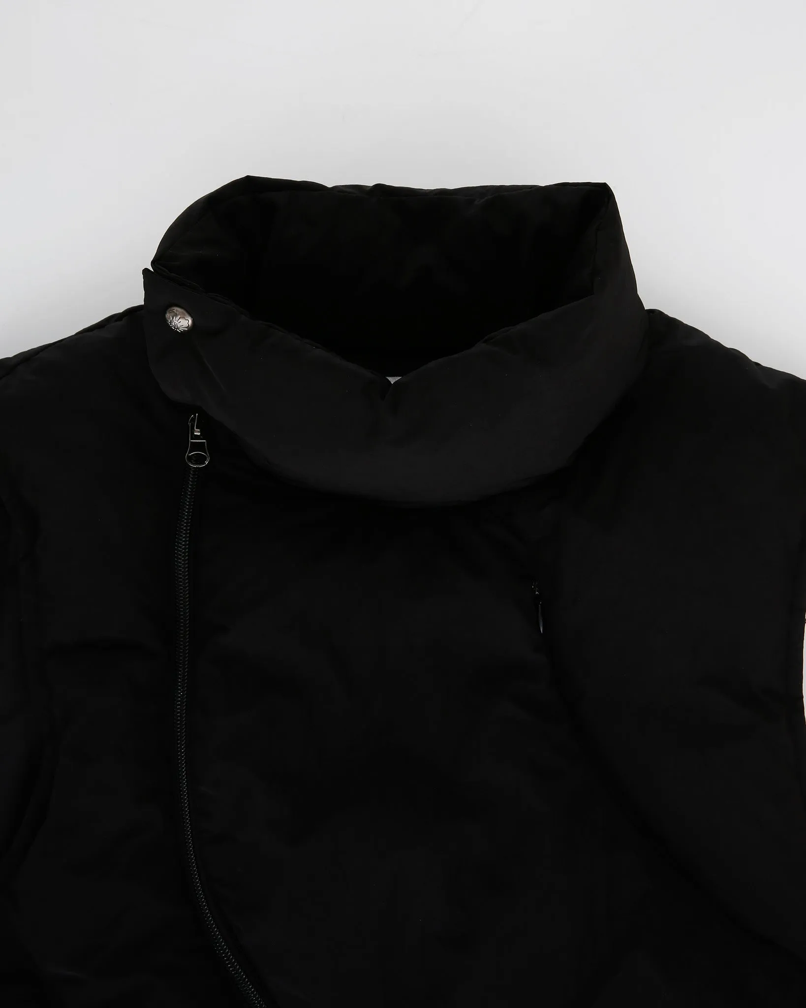 Sleek Black Padded Vest for Men