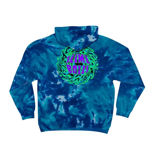 Slime Balls Pullover Hoodie with Multi Blue Logo