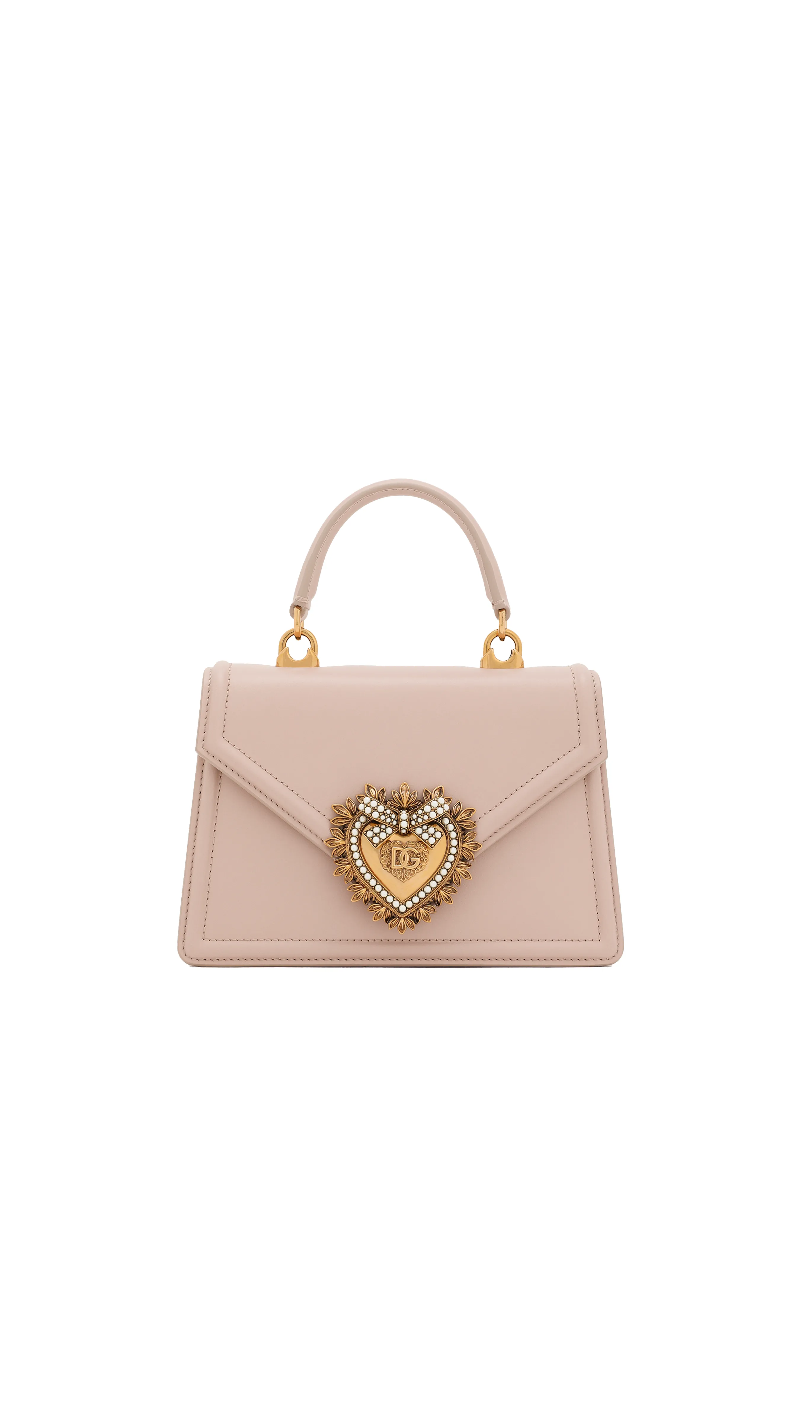 Pale Pink Small Smooth Calfskin Devotion Bag