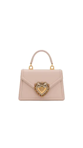 Pale Pink Small Smooth Calfskin Devotion Bag