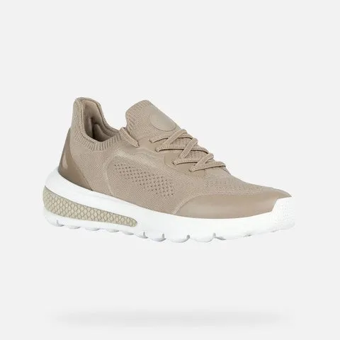 Spherica Actif Sneaker for Women in Sand Beige by Geox