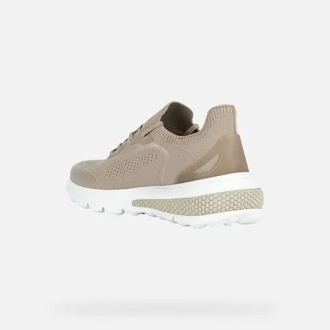 Spherica Actif Sneaker for Women in Sand Beige by Geox