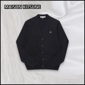 Street Style Logo Designers Cardigans from MAISON KITSUNE