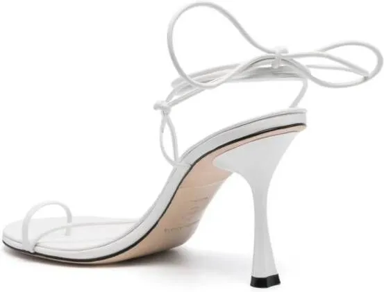 Studio Amelia White Emily Wrap 90mm Sandals