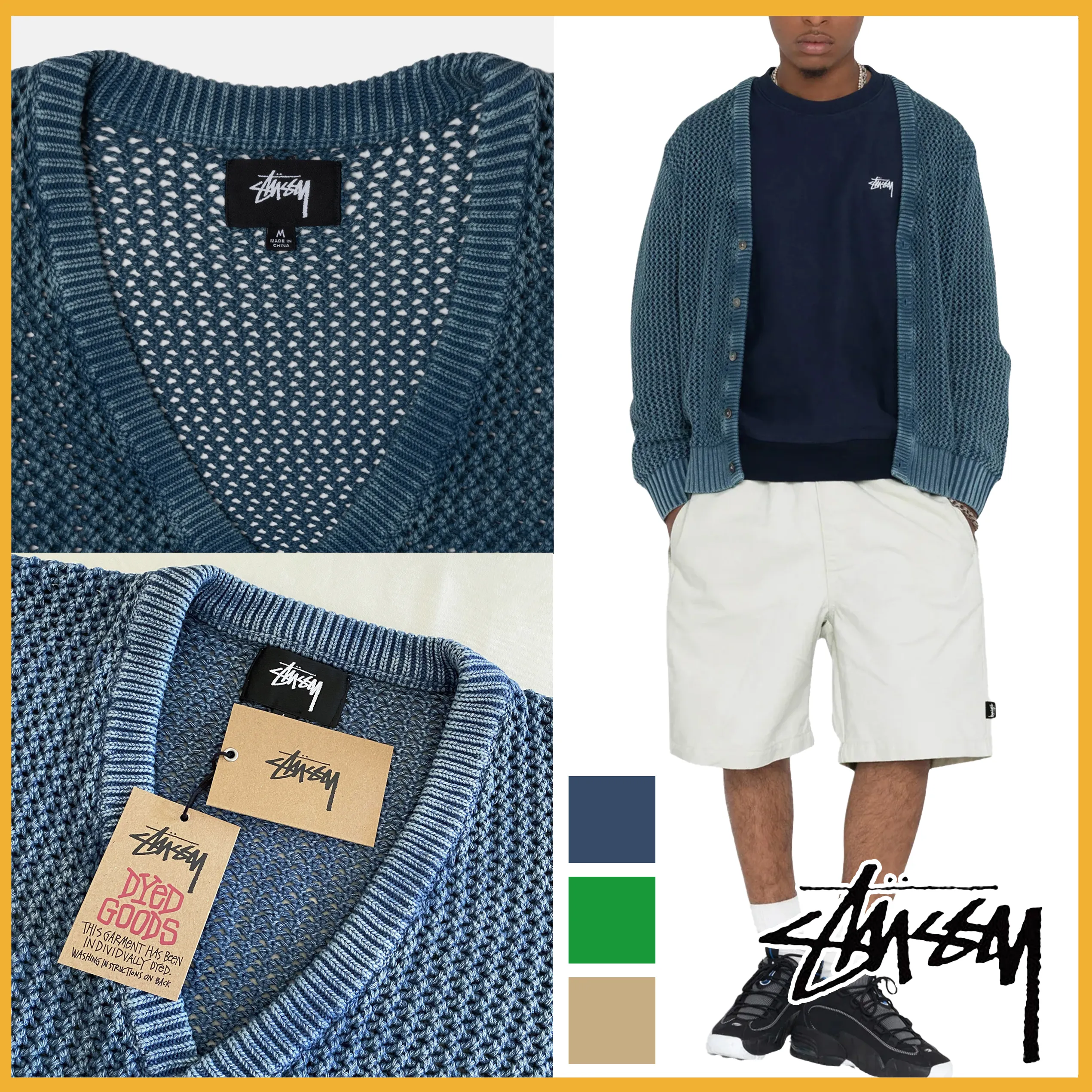 STUSSY Cardigans | Street Style Skater