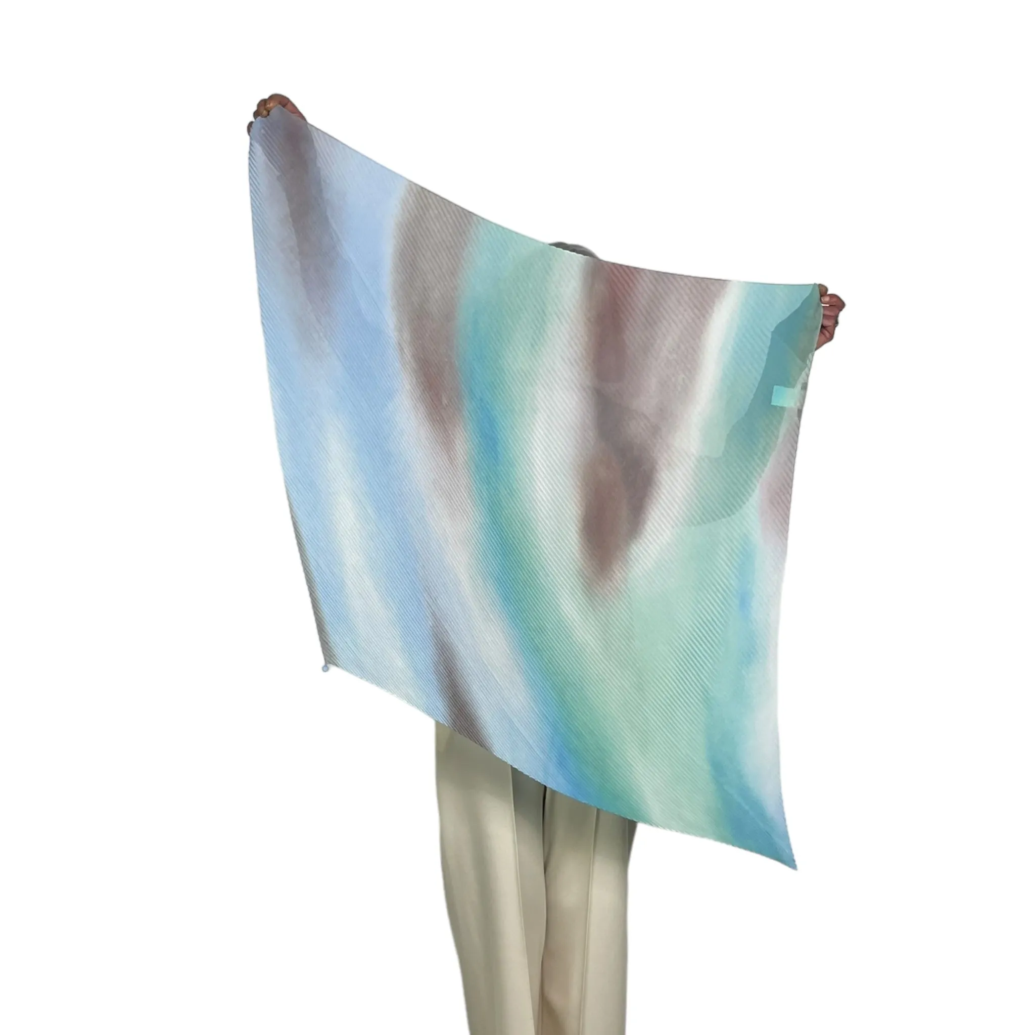 Suffused Pleats Scarf - Shop Now