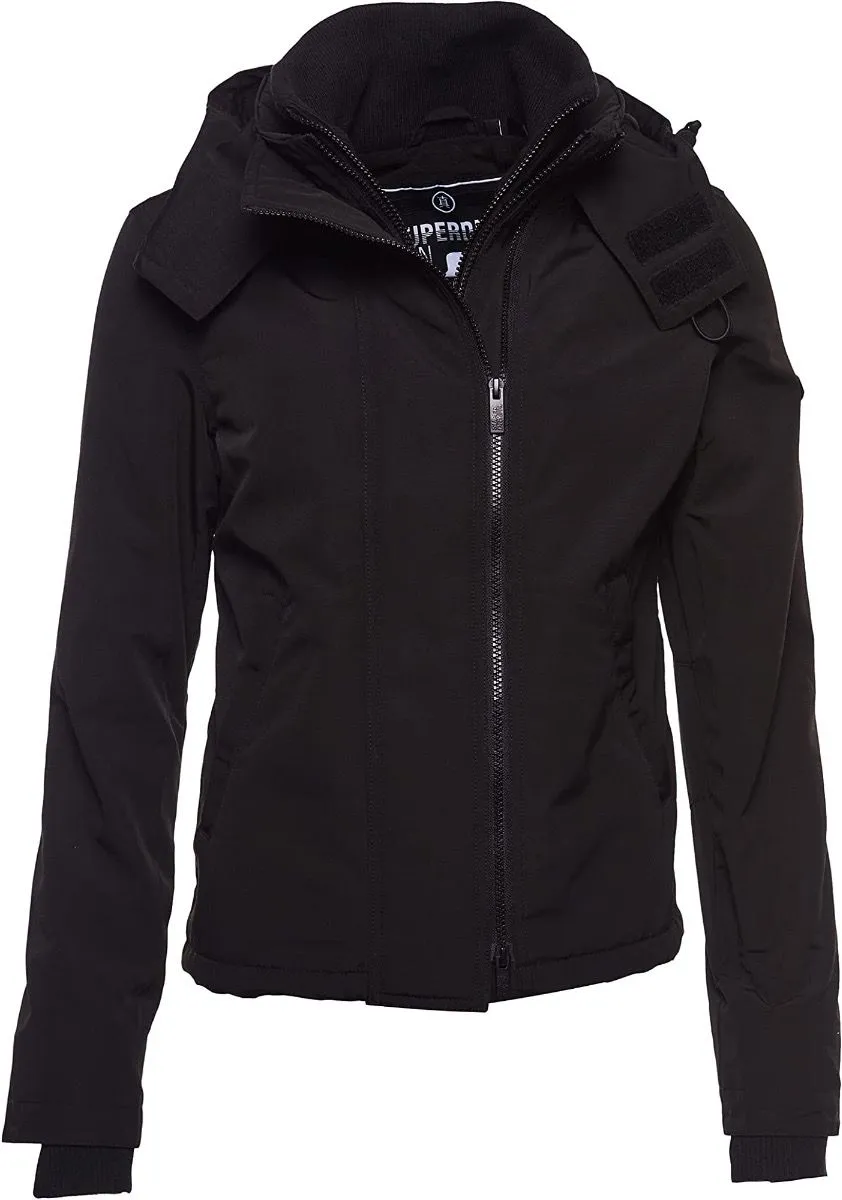 Black Superdry Women's Ottoman Windcheater Jacket