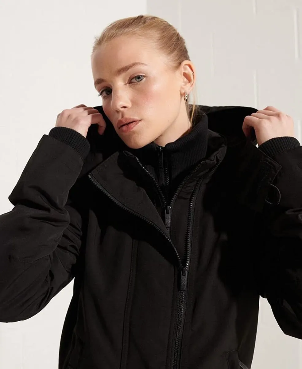 Black Superdry Women's Ottoman Windcheater Jacket