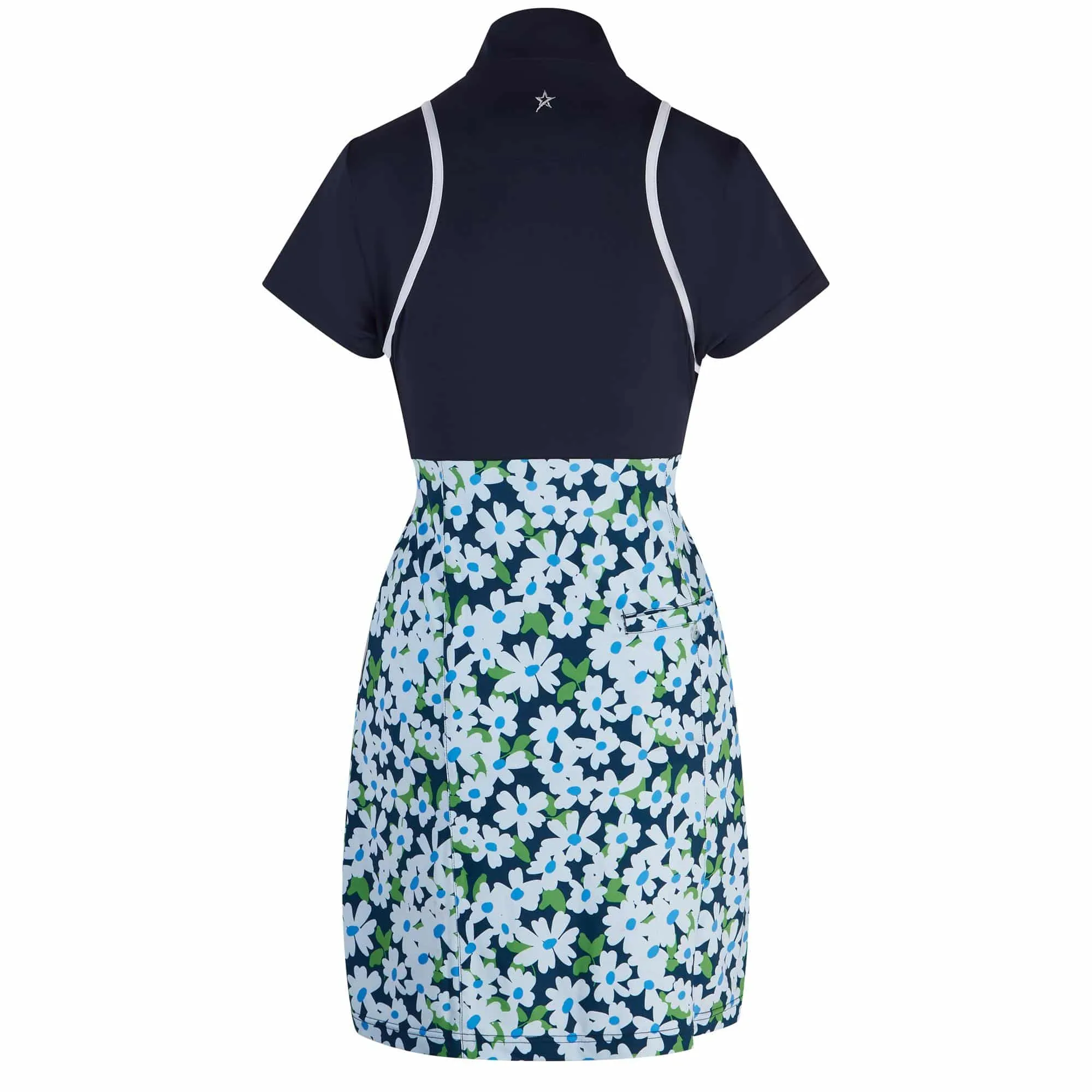 Swing Out Sister Bloom Cap Sleeve Daisy Chain Ladies Golf Dress