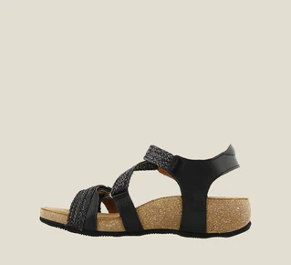 Taos Women's Trulie Sandals in Black Color