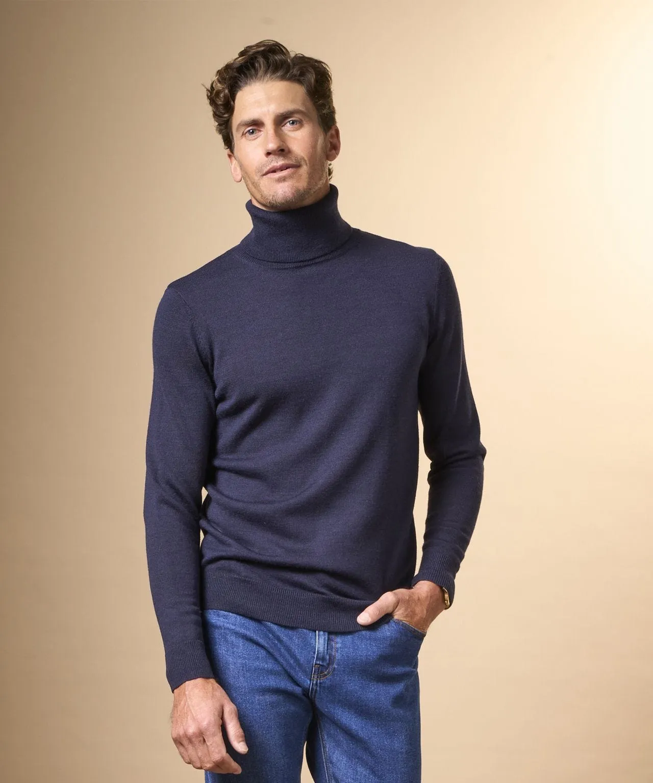 Insulated Roll Neck Knit