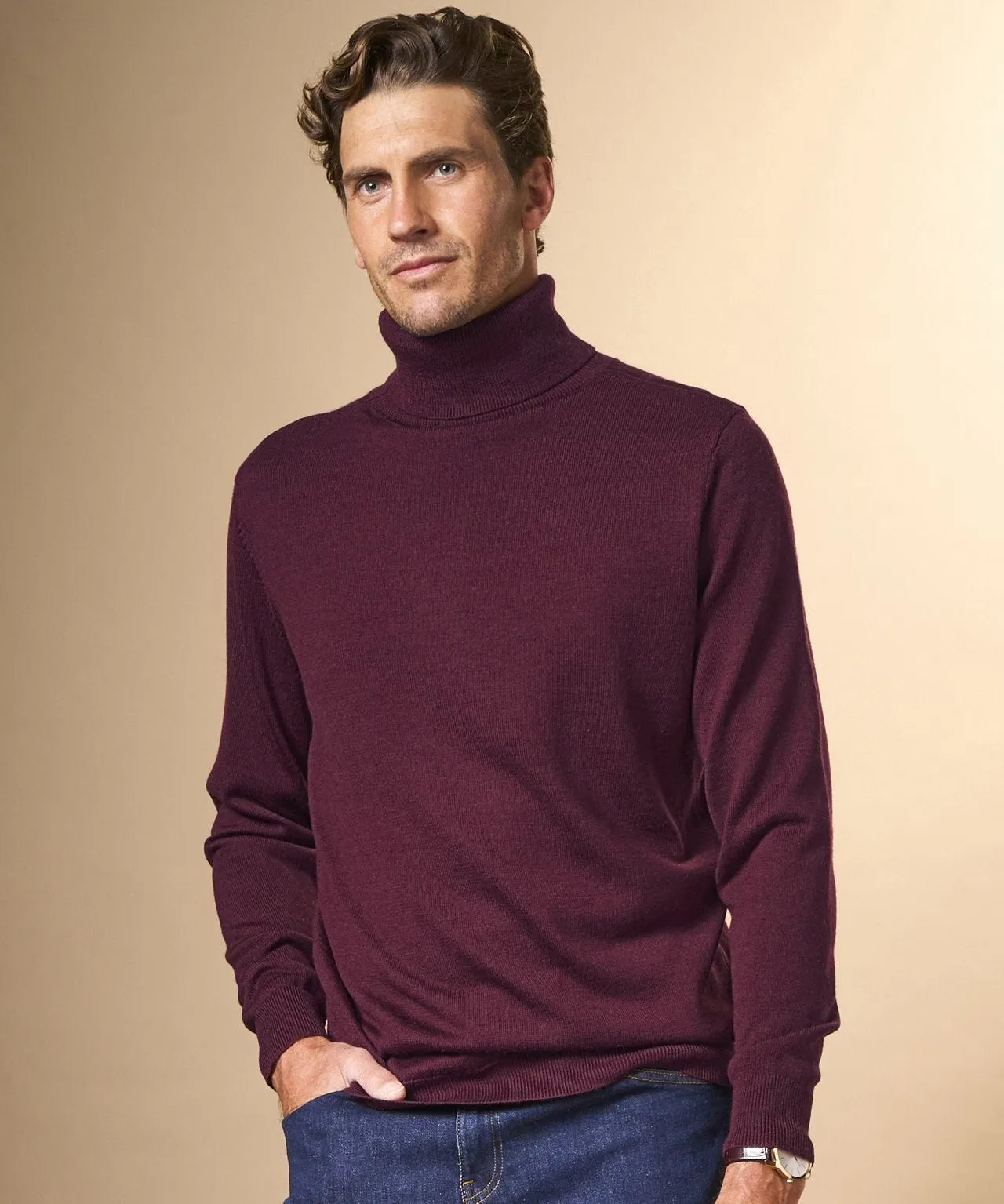 Insulated Roll Neck Knit