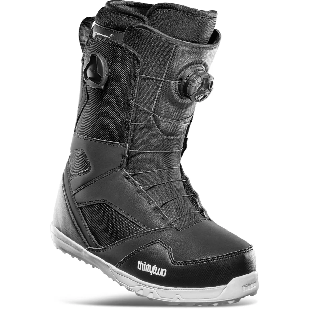 ThirtyTwo STW Double Boa Snowboard Boots - Black/ White