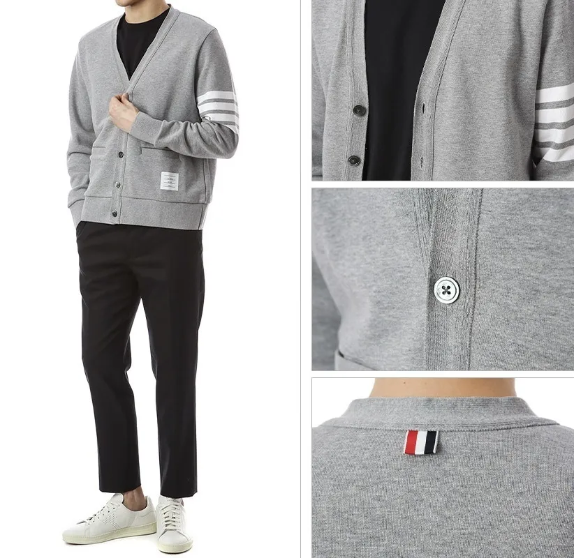 THOM BROWNE Logo Design Cardigans