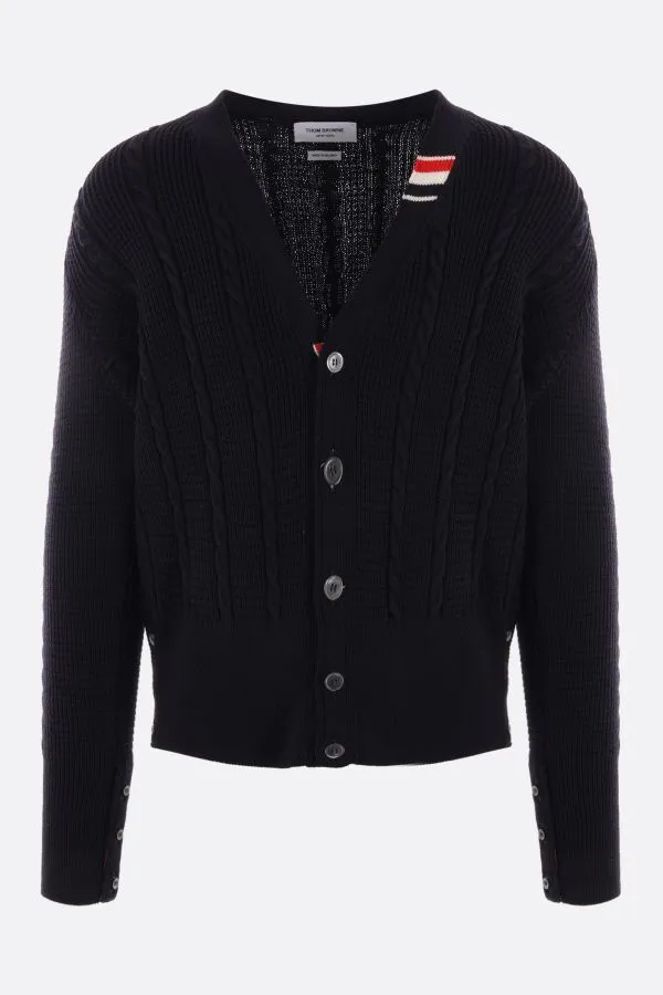 Thom Browne mens designer cardigans for sale.