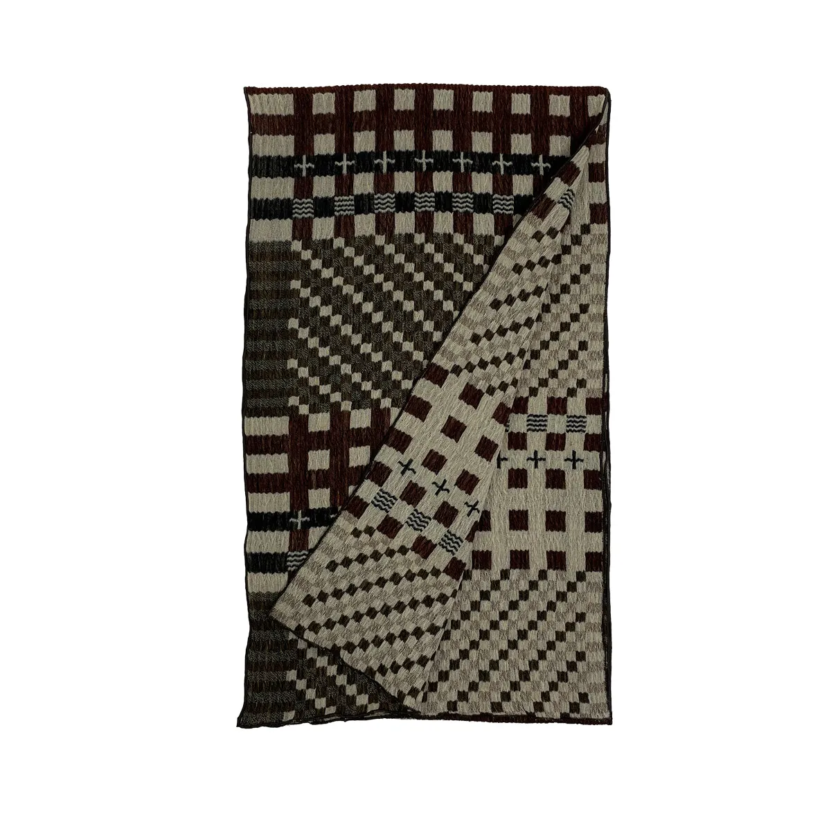 TILE PATTERNED SCARF